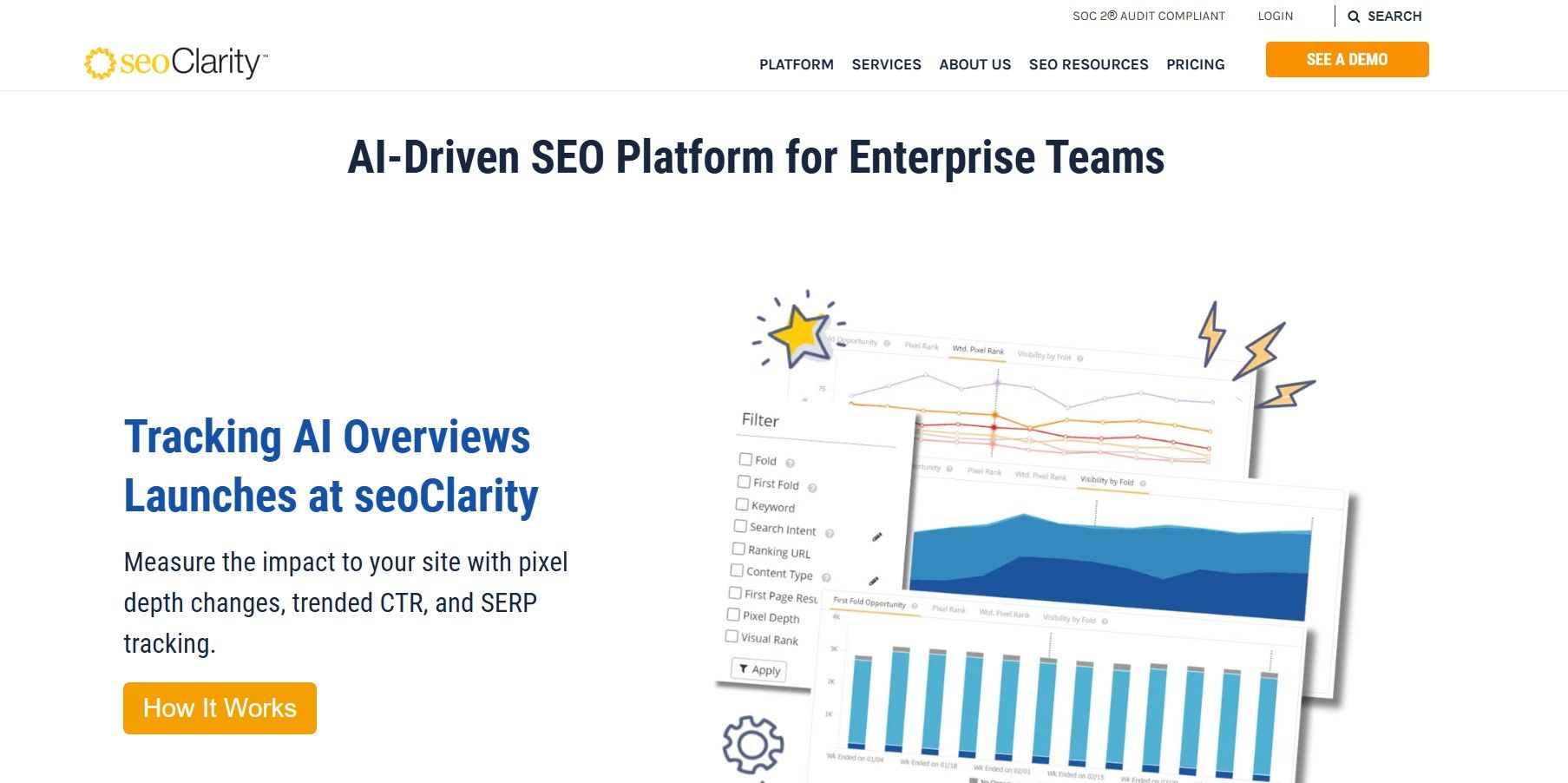 SEOClarity Screenshot