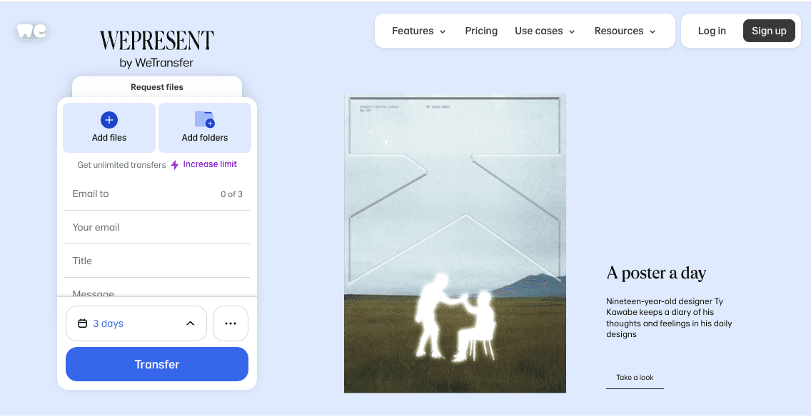 WeTransfer presentation